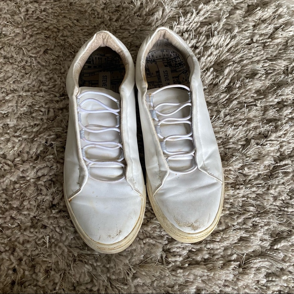 Steve Madden White Sneakers